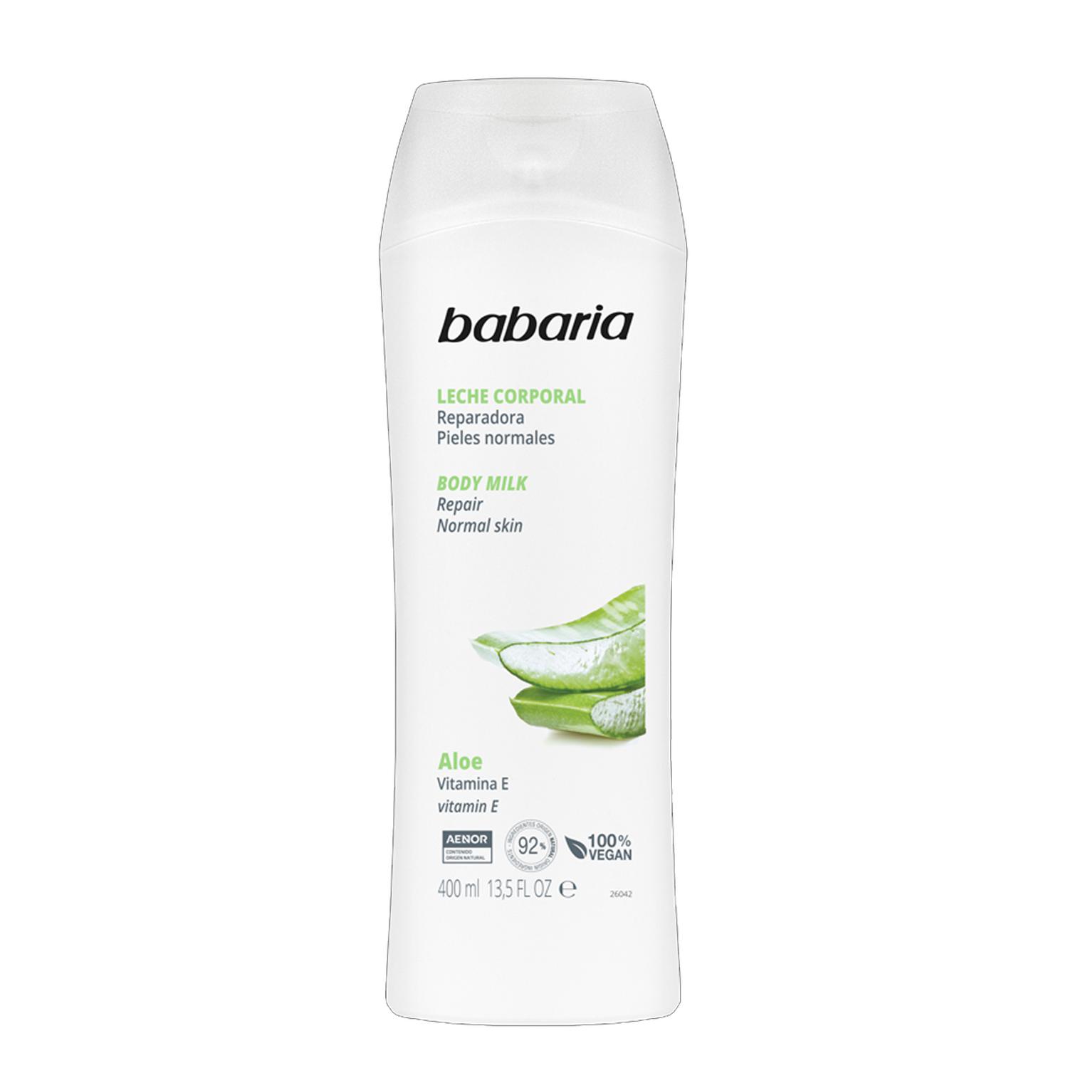 BODY MILK ALOE VERA 400ML BABARIA - 1