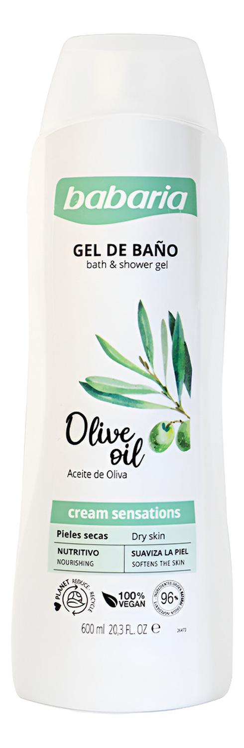 GEL DE BAÑO BABARIA ACEITE OLIVA X 600 ML - 1