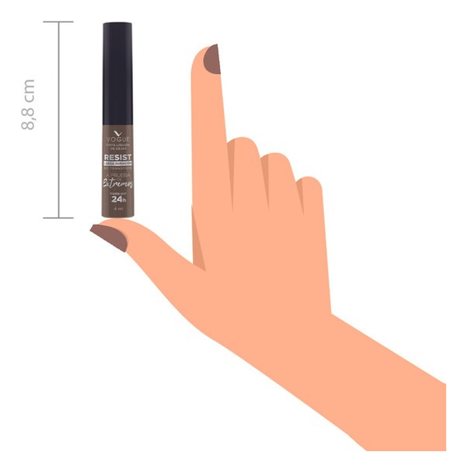 TINTA DE CEJAS RESIST VOGUE COLOR CAMEL - 4
