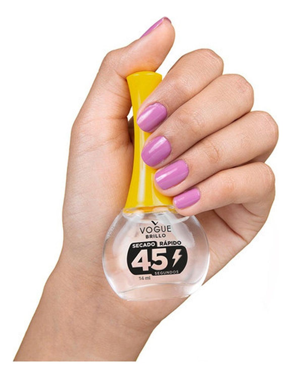 BRILLO PARA UÑAS SECADO RAPIDO DE 14ML 45SEG - 2