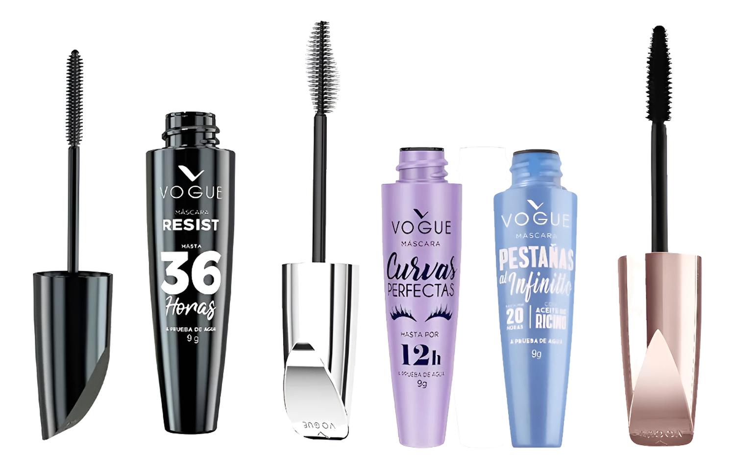 VOGUE KIT X3 MASCARA DE PESTAÑAS 36H CURVAS INFINITO NEGRO - 1