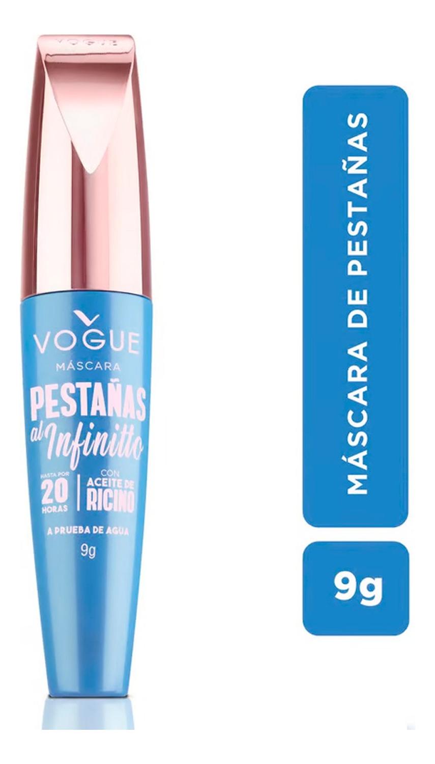 MASCARA DE PESTAÑAS A PRUEBA DE AGUA VOGUE AL INFINITO NEGRO - 3