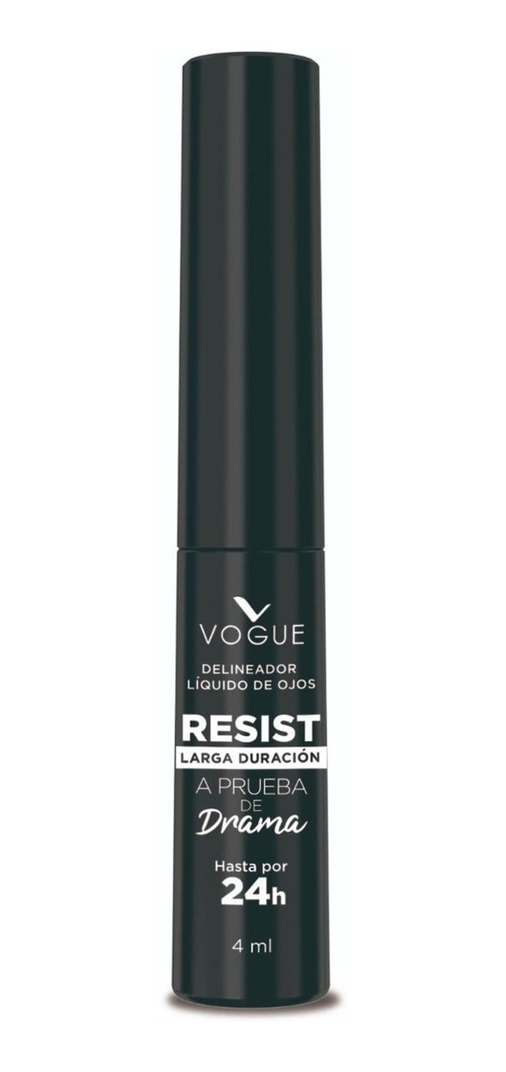 DELINEADOR LIQUIDO OJOS RESIST 4ML VOGUE COLOR NEGRO - 3