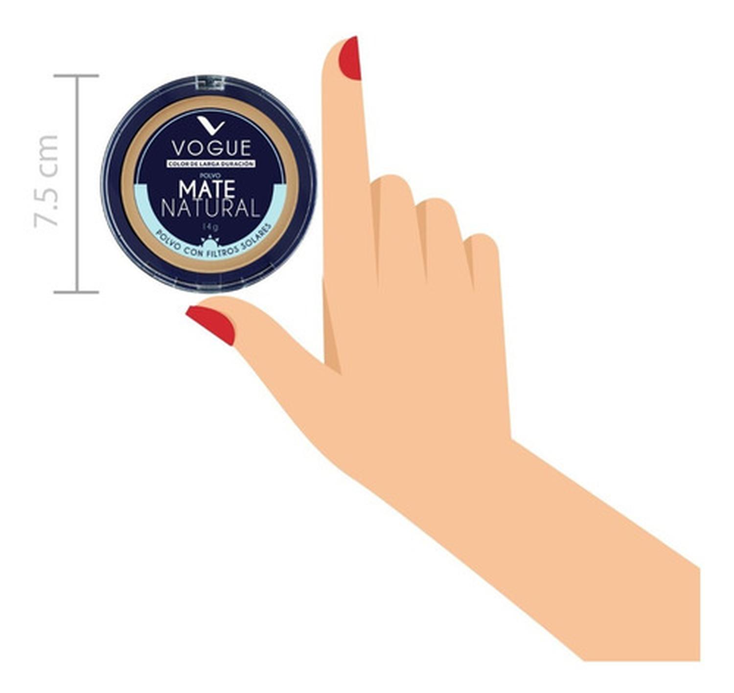 POLVO MATE NATURAL VOGUE TONO MORENO 14G - 4