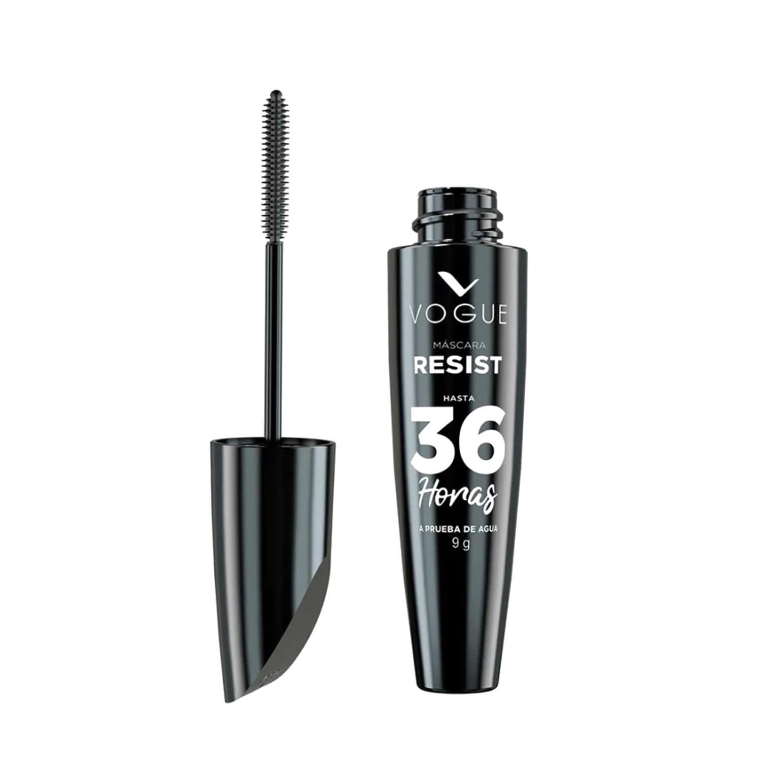 MÁSCARA DE PESTAÑAS 36H VOGUE RESIST NEGRO - 1