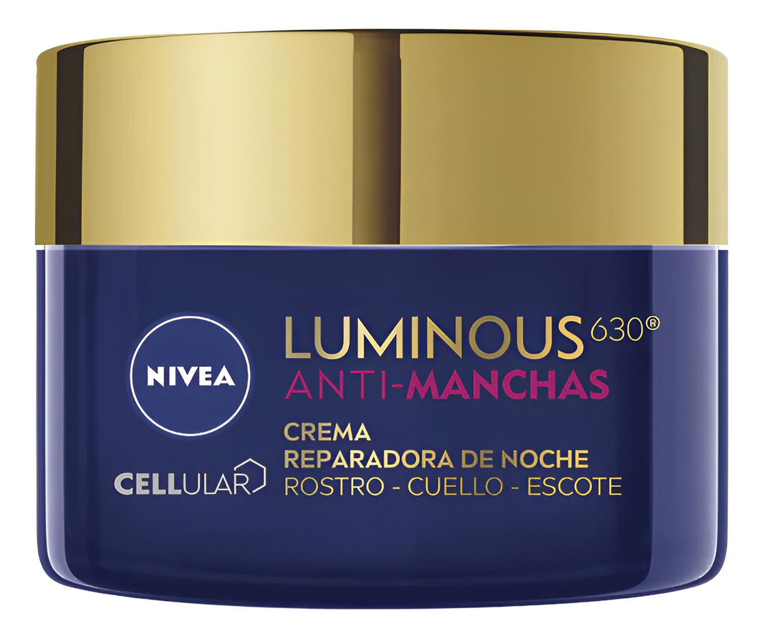 CREMA FACIAL NOCHE NIVEA LUMINOUS 630 ANTI MANCHAS - 1