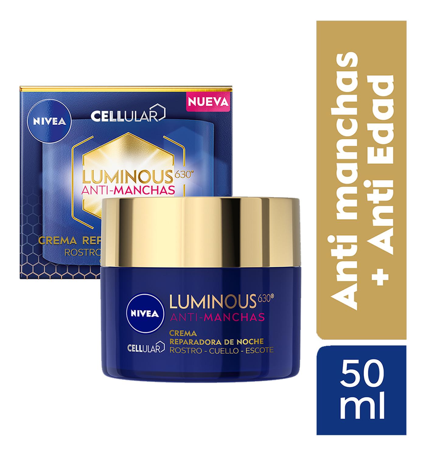 CREMA FACIAL NOCHE NIVEA LUMINOUS 630 ANTI MANCHAS - 2