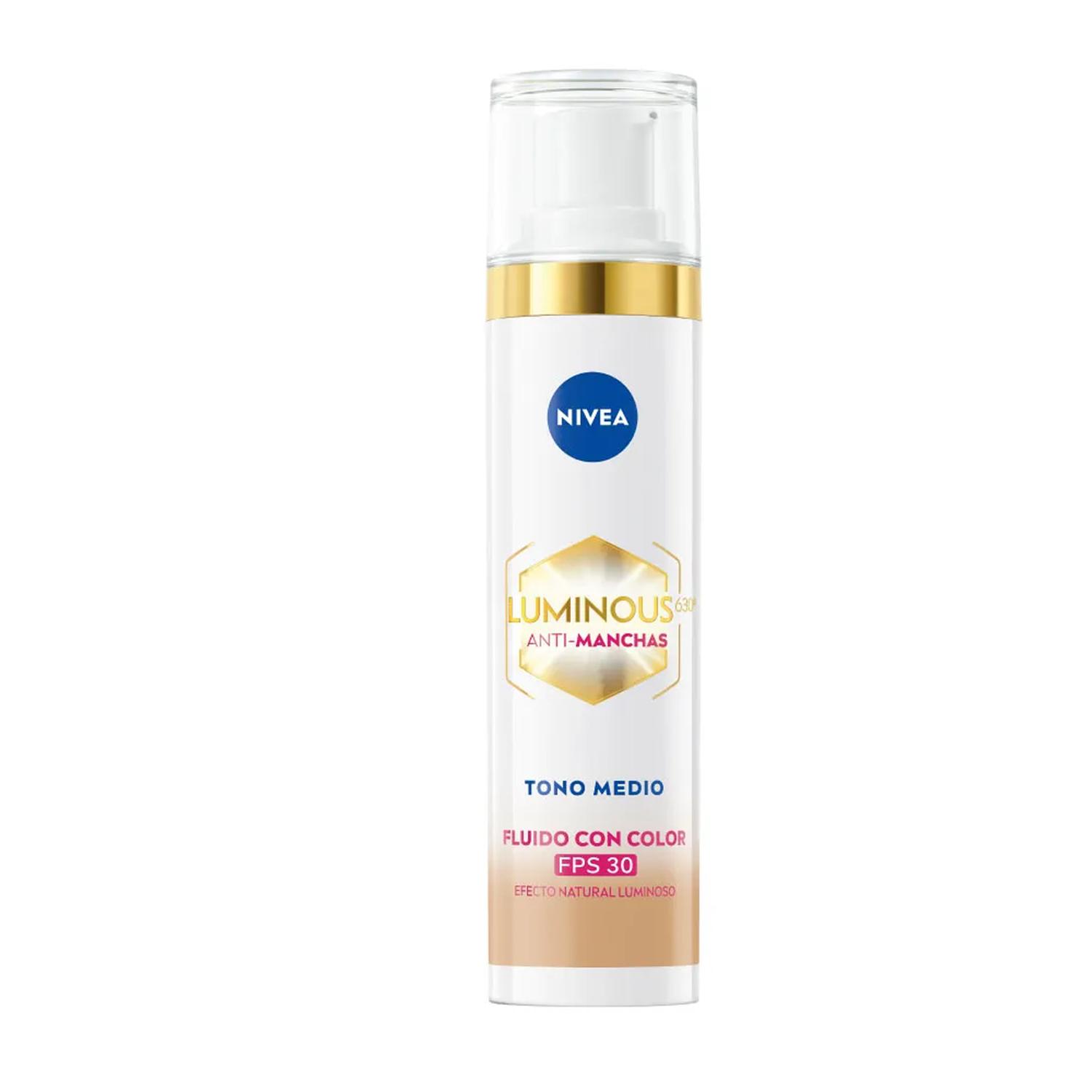 FLUIDO CON COLOR NIVEA LUMINOUS ANTI-MANCHAS FPS30 40G - 1