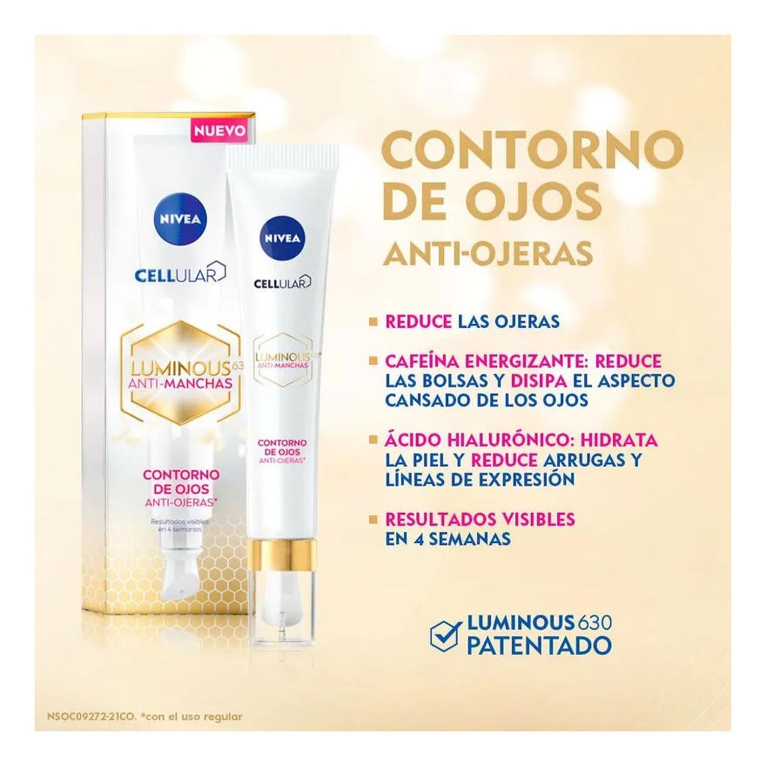 NIVEA CELLULAR CONTORNO DE OJOS ANTI-MANCHAS LUMINOUS 630 - 3