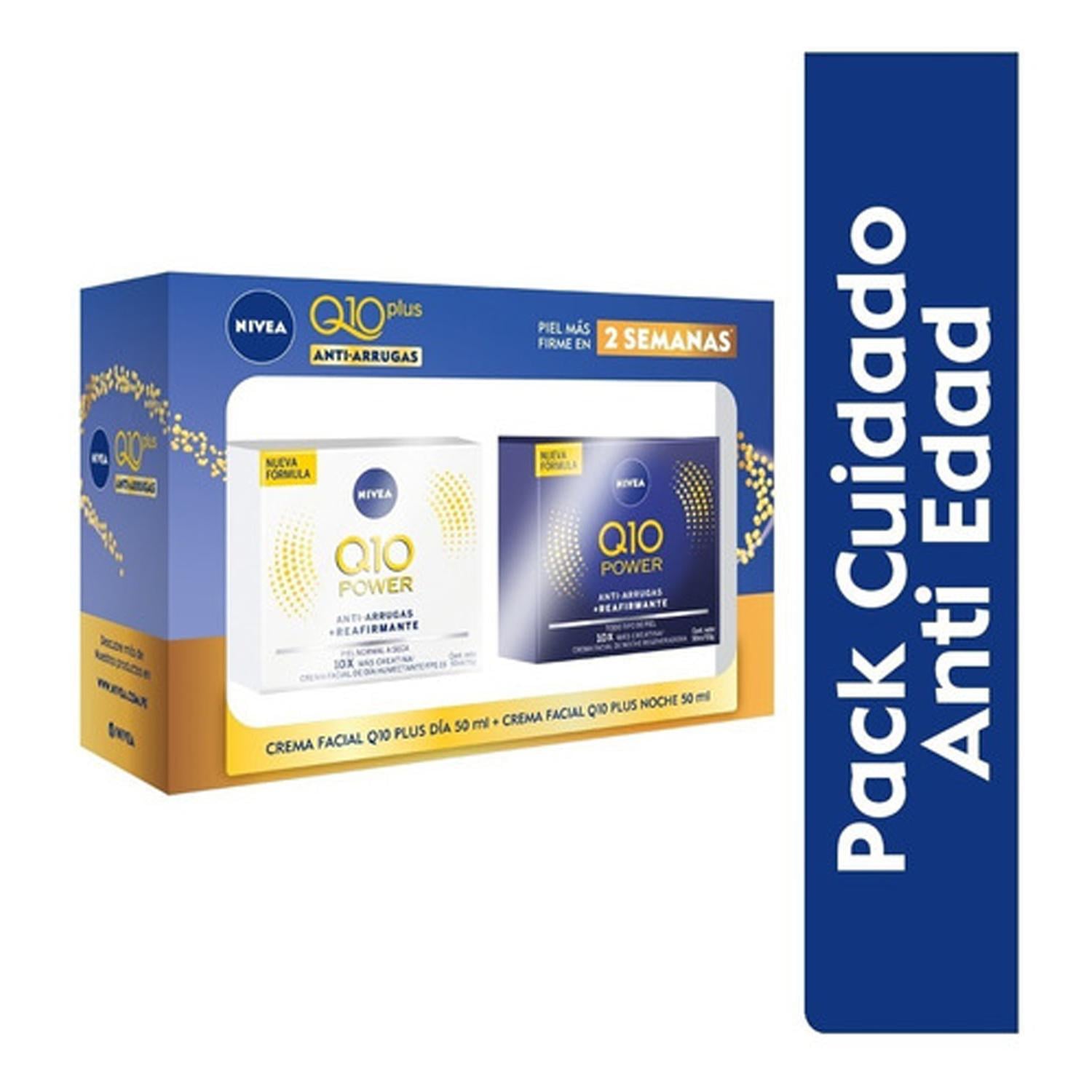 NIVEA RUTINA Q10 POWER ANTI ARRUGAS DÍA CON NOCHE - 1