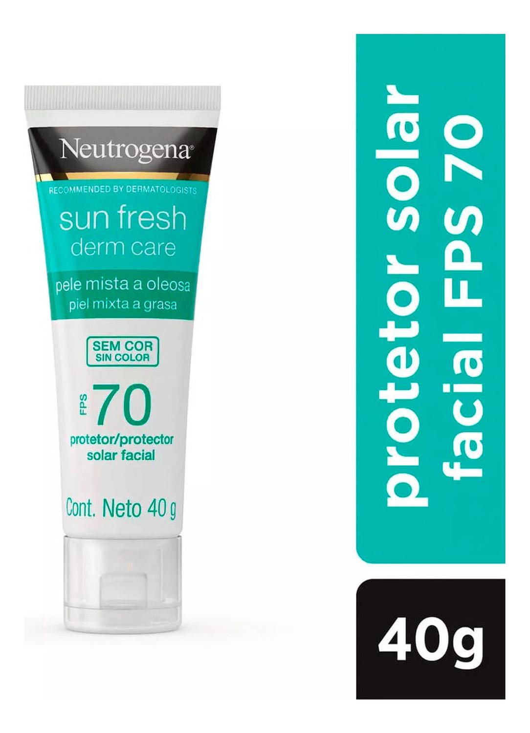 NEUTROGENA PROTECTOR SOLAR FACIAL SIN COLOR DERMA FPS50 40G - 1