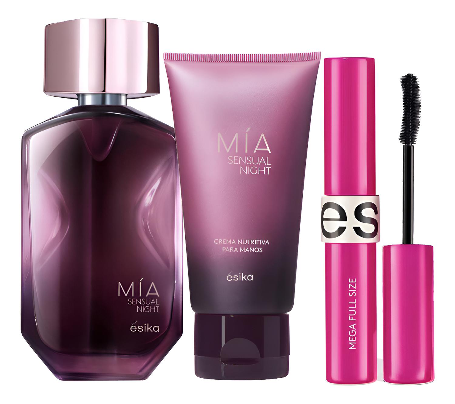 MÍA SENSUAL NIGHT PERFUME DE MUJER CON CREMA MANO Y MASCARA - 1