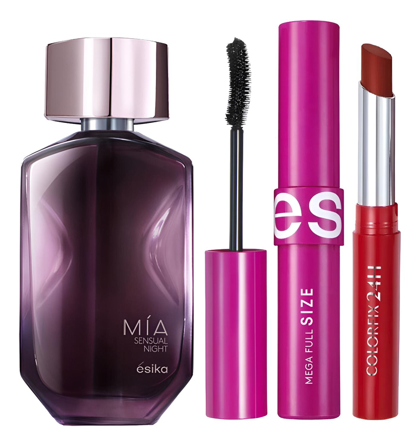 MÍA SENSUAL NIGHT PERFUME DE MUJER CON LABIAL Y MASCARA - 1