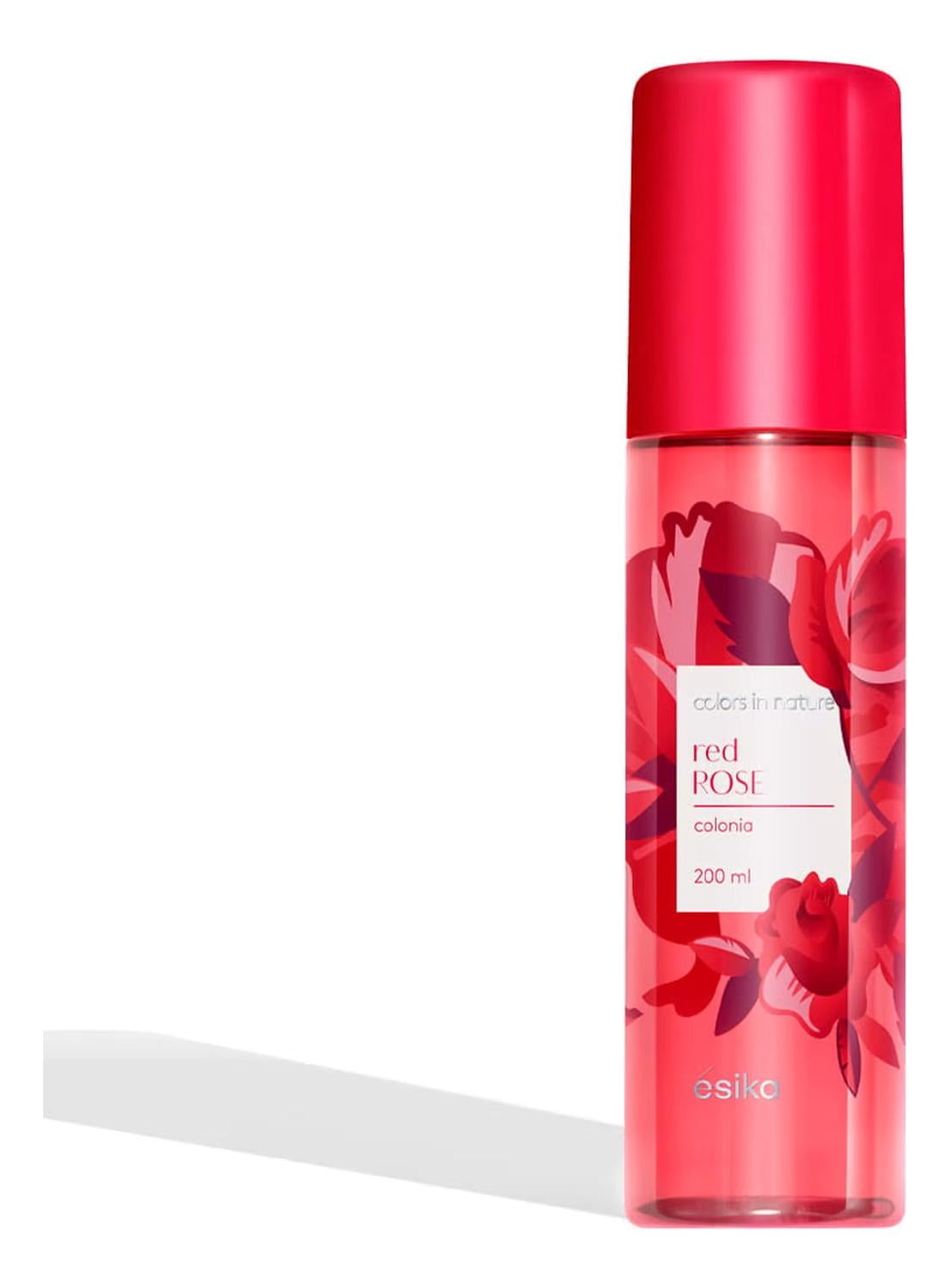 ÉSIKA COLONIA COLORS IN NATURE RED ROSE 200ML - 1