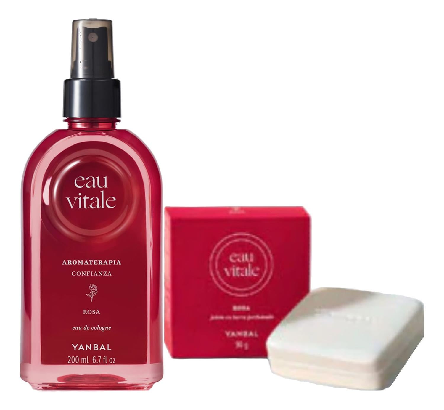 YANBAL EAU VITALE ROSA COLONIA RELAJANTE CON JABON - 1