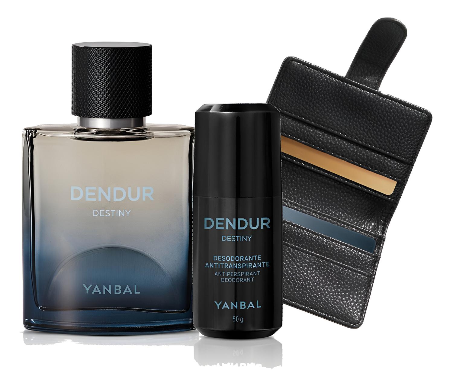 DENDUR DESTINY PERFUME DE HOMBRE CON TARJETERO Y DESODORANTE - 1