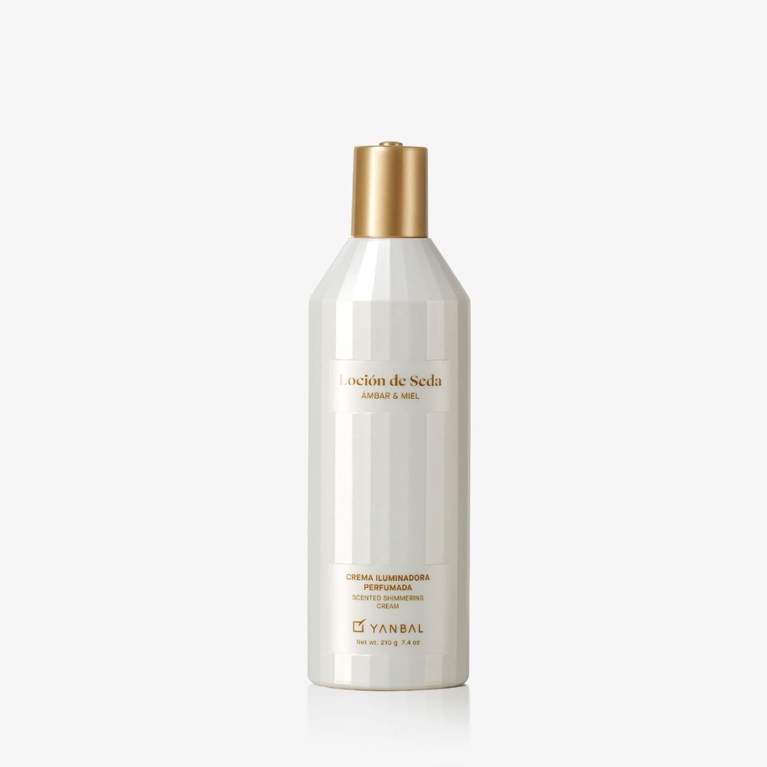 LOCIÓN DE SEDA ÁMBAR Y MIEL CREMA ILUMINADORA PERFUMADA - 2