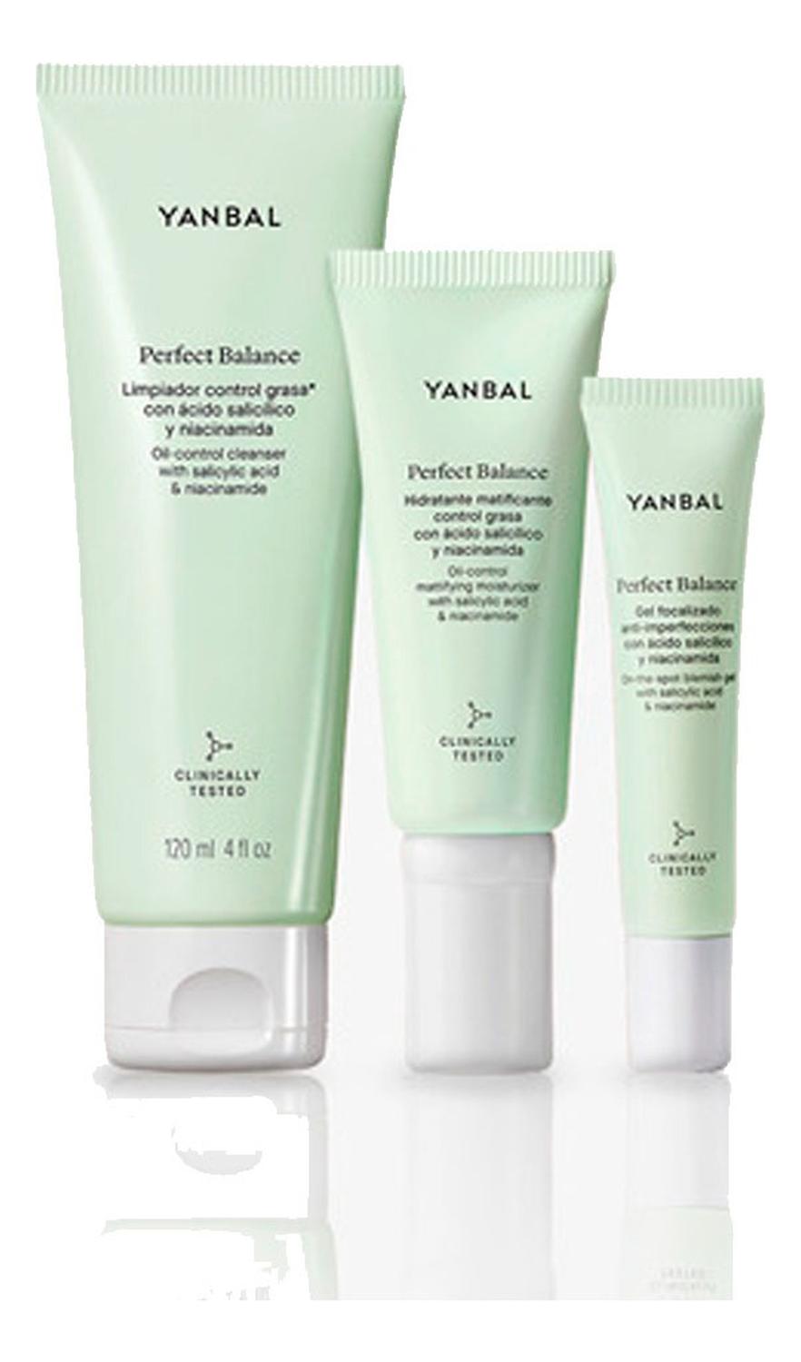 KIT X3 CONTROL GRASA PERFECT BALANCE LIMP HIDRA Y GEL FOCALIZADO - 1