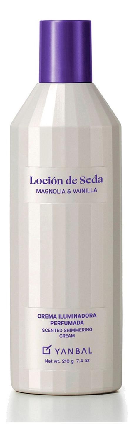 LOCIÓN DE SEDA MAGNOLIA Y VAINILLA CREMA ILUMINADORA PERFUMADA - 1
