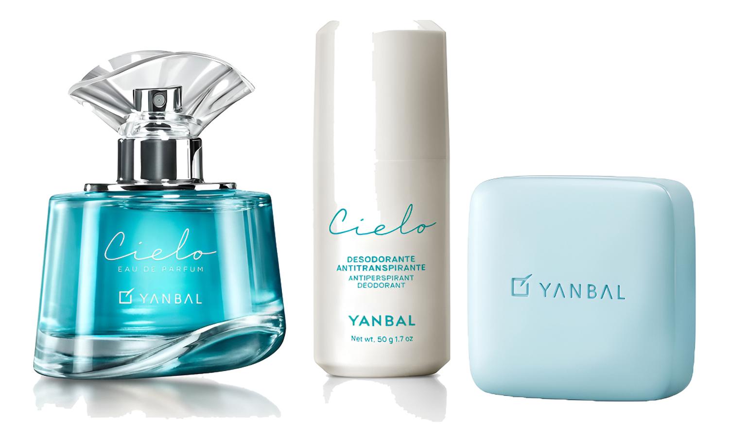CIELO PERFUME DE MUJER CON DEO ROLL ON Y JABON EN BARRA - 1