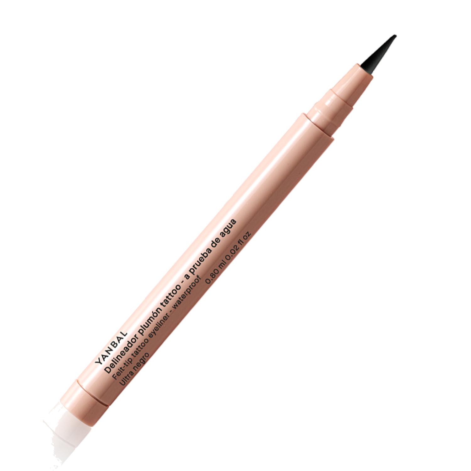 DELINEADOR LIQUIDO PLUMÓN TATTOO ULTRA NEGRO MATE - 1