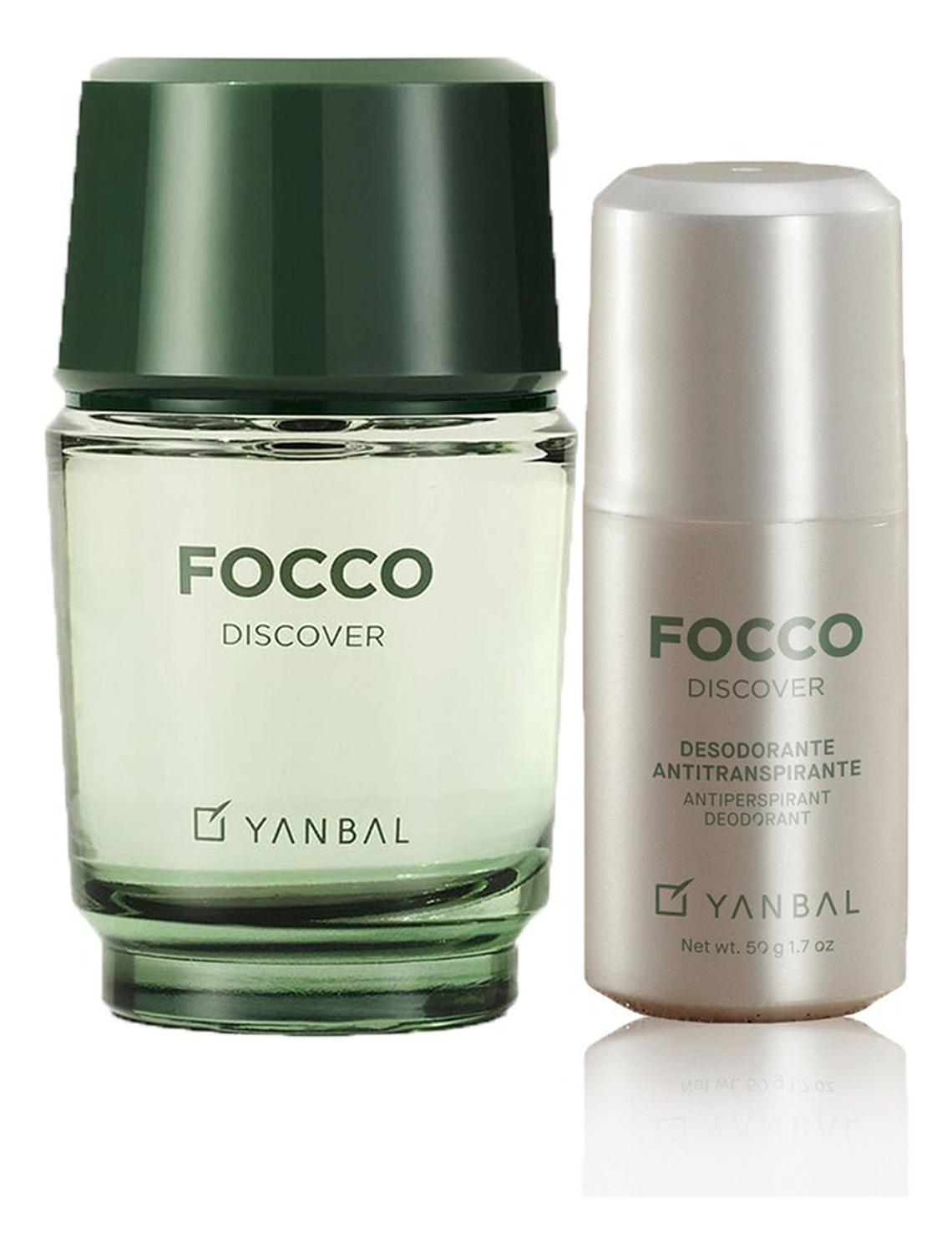 FOCCO DISCOVER FRAGANCIA DE HOMBRE CON DEO ROLL ON YANBAL - 1