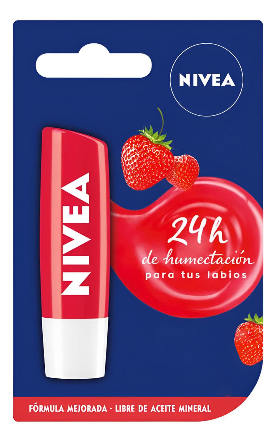 PROTECTOR LABIAL HUMECTANTE NIVEA FRESA - 1
