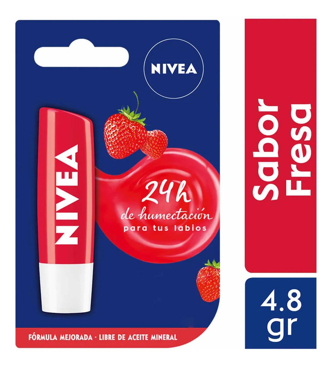 PROTECTOR LABIAL HUMECTANTE NIVEA FRESA - 2
