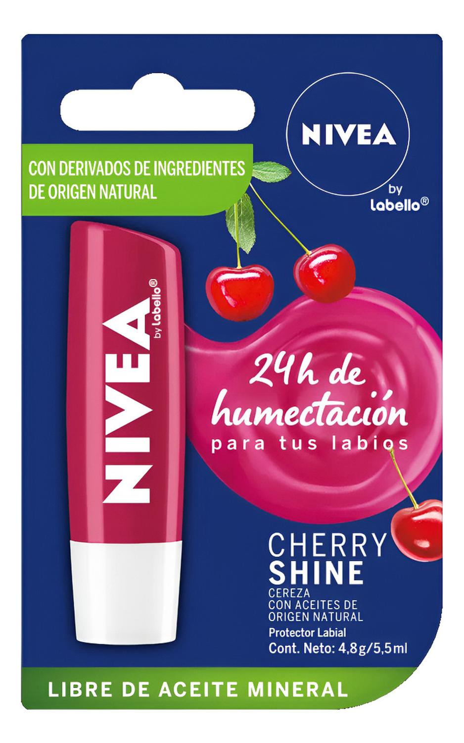 PROTECTOR LABIAL HUMECTANTE NIVEA FRESA - 3