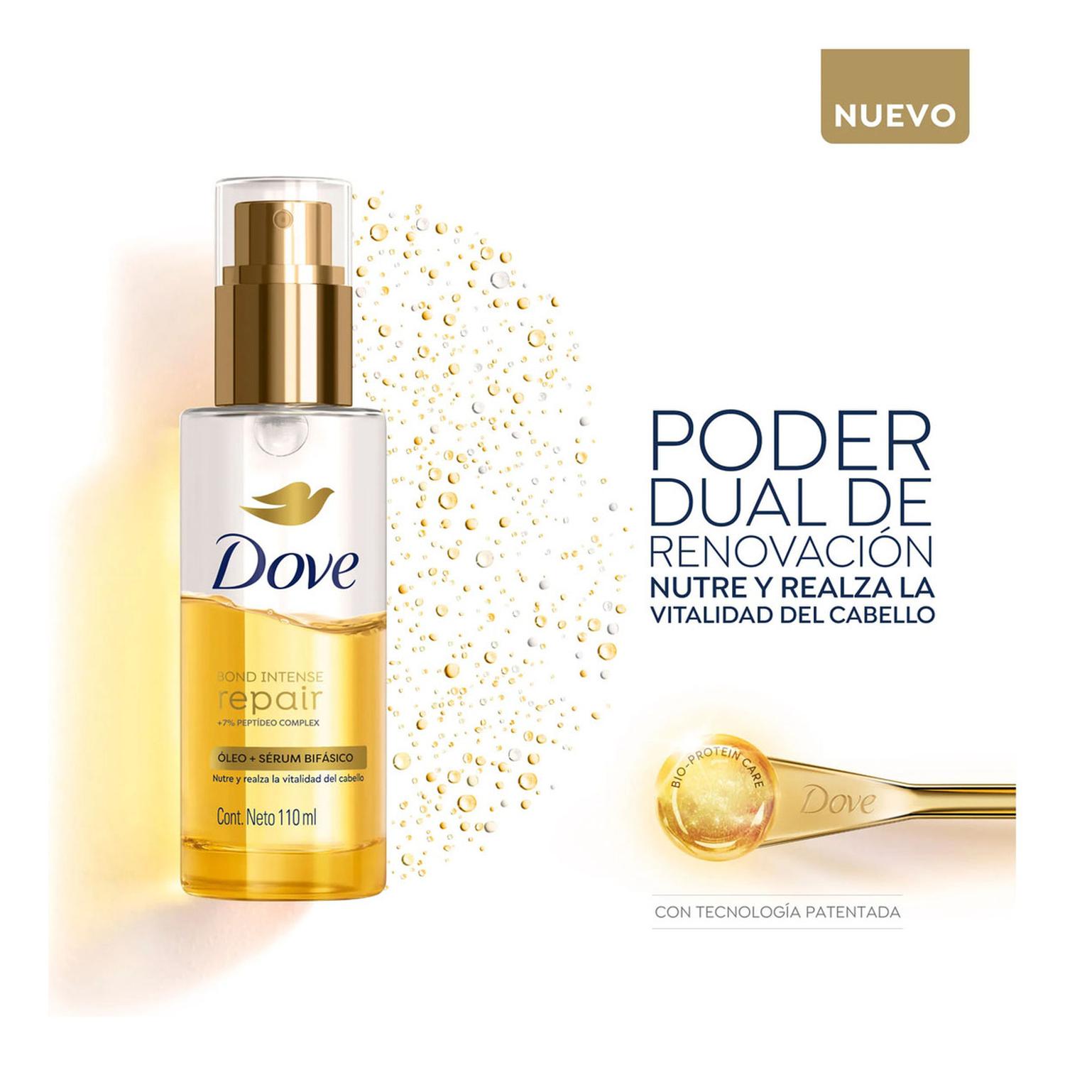 DOVE ACEITE CAPILAR BIFASICO DOVE BOND INTENSE REPAIR 110ML - 2
