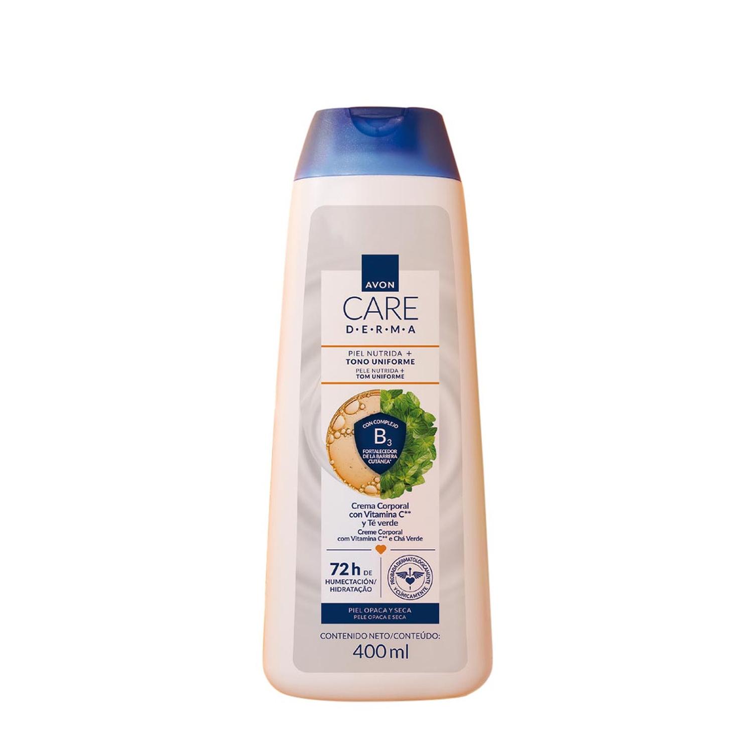 AVON CARE DERMA CREMA CORPORAL PIEL NUTRIDA + TONO UNIFORME - 1