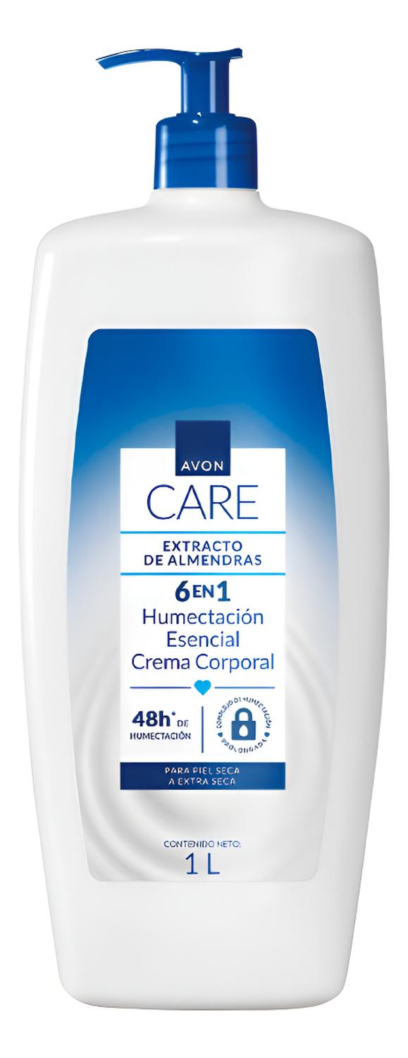 CREMA CORPORAL HUMECTACIÓN ESENCIAL AVON CARE 1 LITRO EXTRACTO DE ALMENDRAS - 1