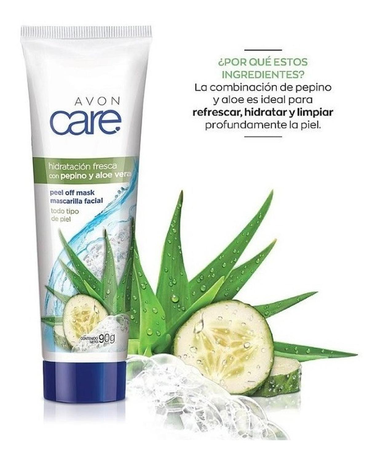 MASCARILLA FACIAL ALOE Y PEPINO AVON CARE - 75 G - 2