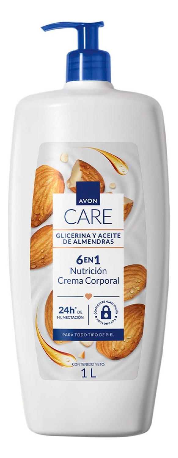 AVON CARE CREMA CORPORAL HIDRATANTE GLICERINA Y ALMENDRAS 1L - 1
