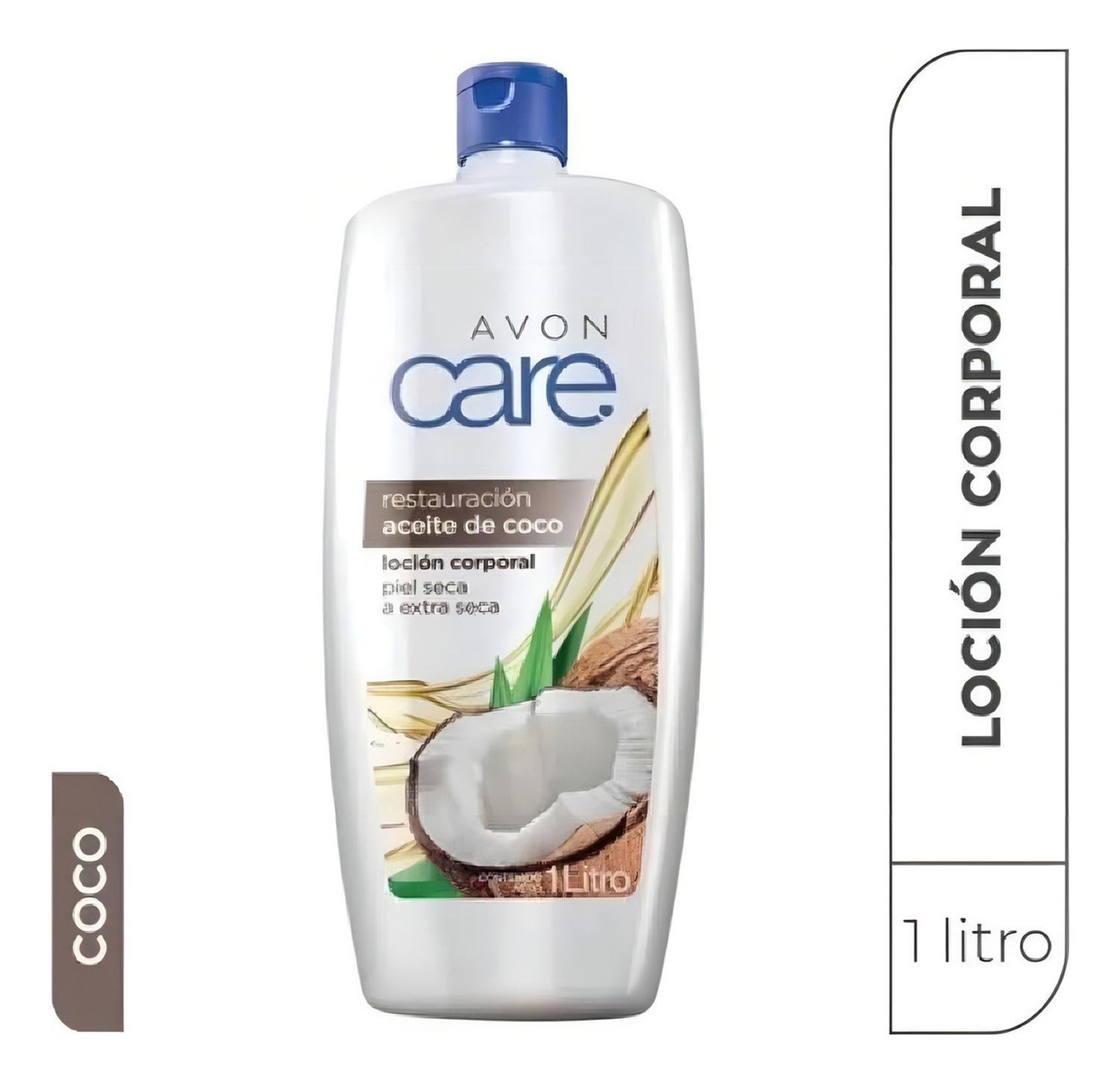 LOCIÓN HIDRATANTE PARA EL CUERPO ACEITE DE COCO AVON CARE 1L - 3