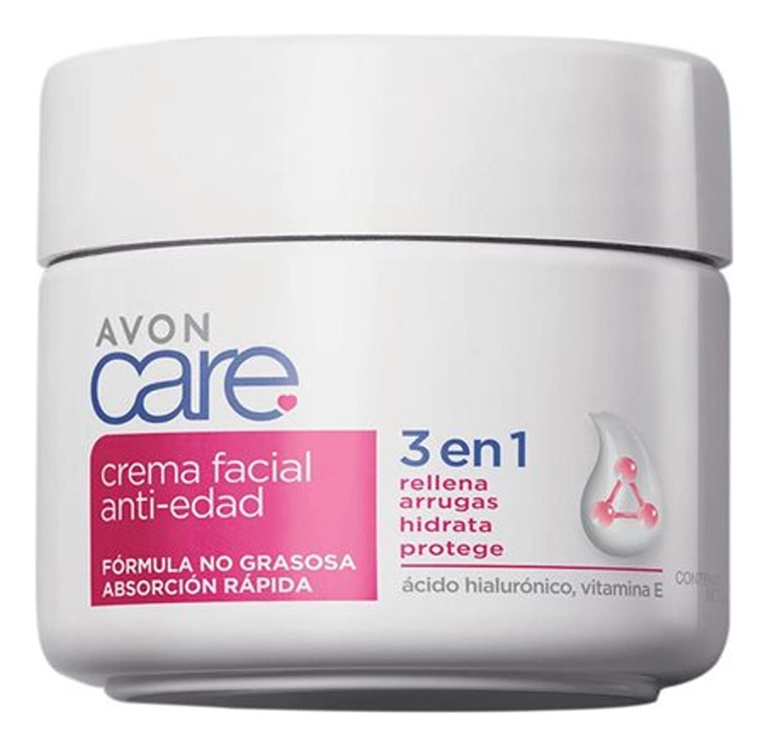 RUTINA FACIAL X3 AVON CARE ANTI-EDAD 3 EN 1 TODO TIPO DE PIEL DÍA - 2