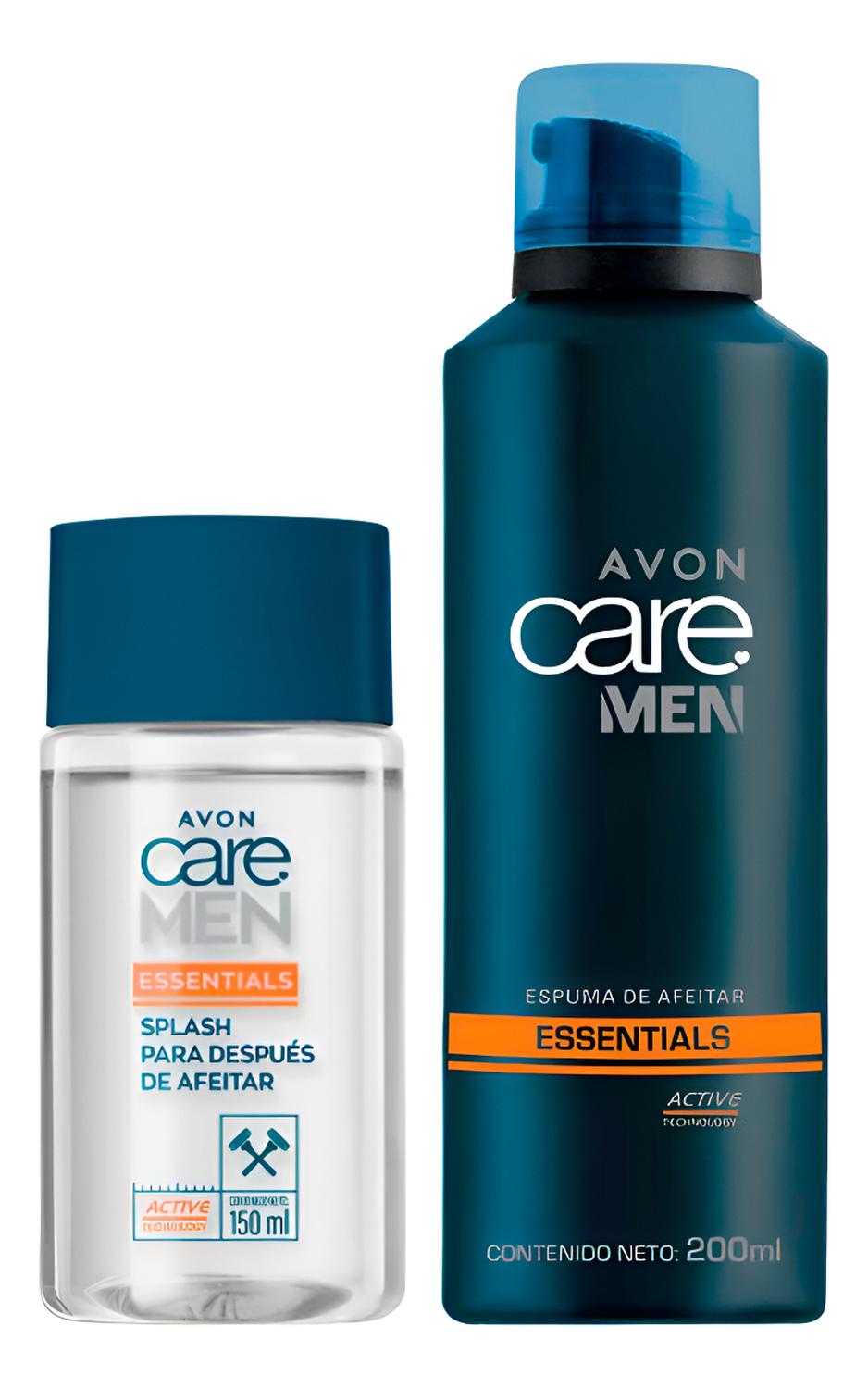 ESPUMA DE AFEITAR CON SPLASH DESPUÉS AFEITAR AVON CARE MEN TÉ VERDE - 1