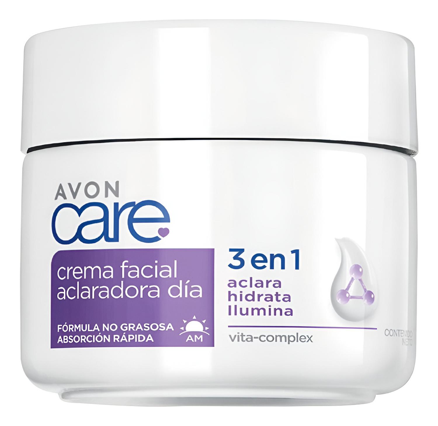 AVON CARE CREMA FACIAL ACLARADORA DÍA 3 EN 1 - 400 G TODO TIPO DE PIEL DÍA/NOCHE - 1