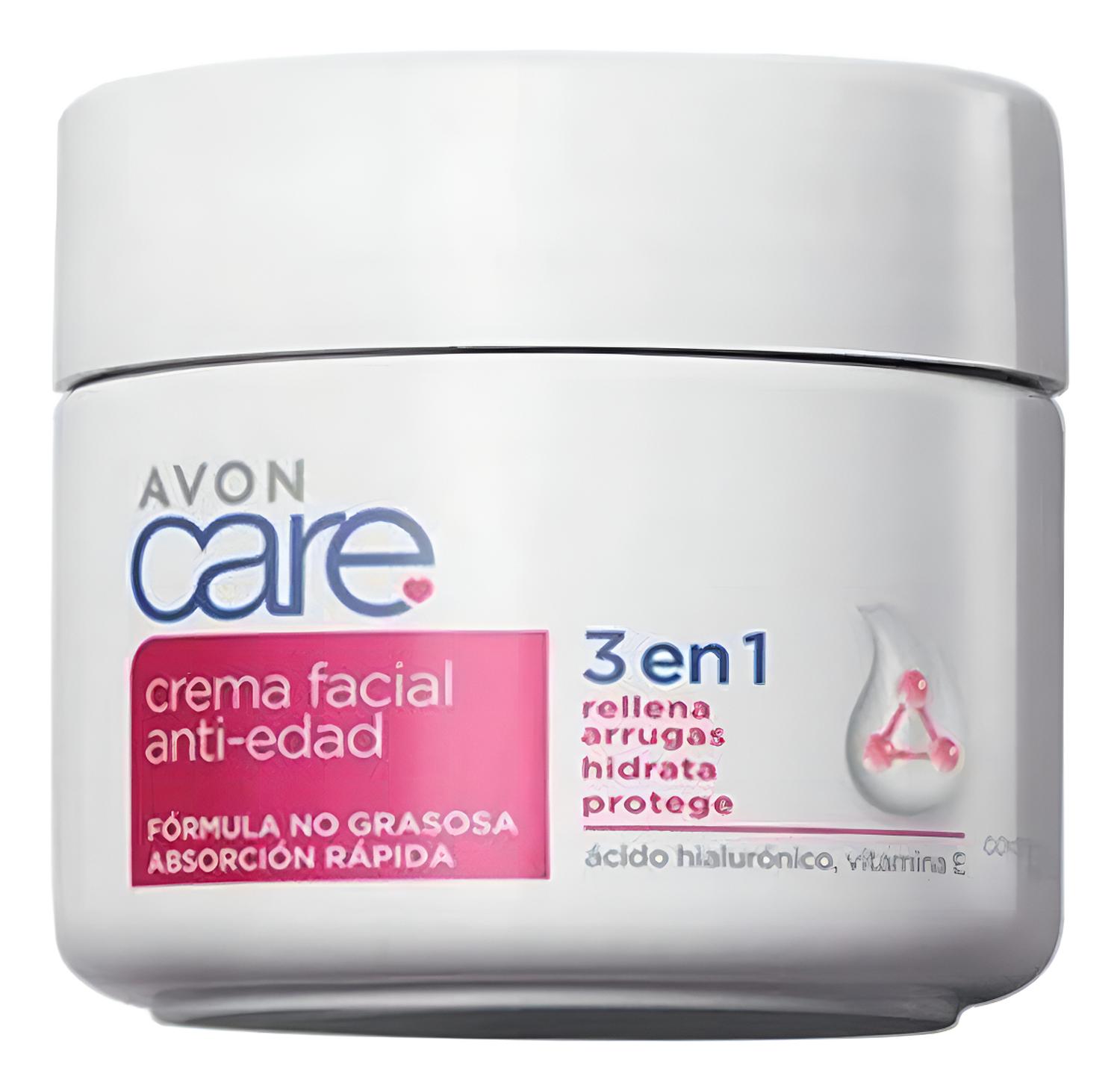 AVON CARE CREMA FACIAL ANTI-EDAD 3 EN 1 - 100G TODO TIPO DE PIEL DÍA - 1