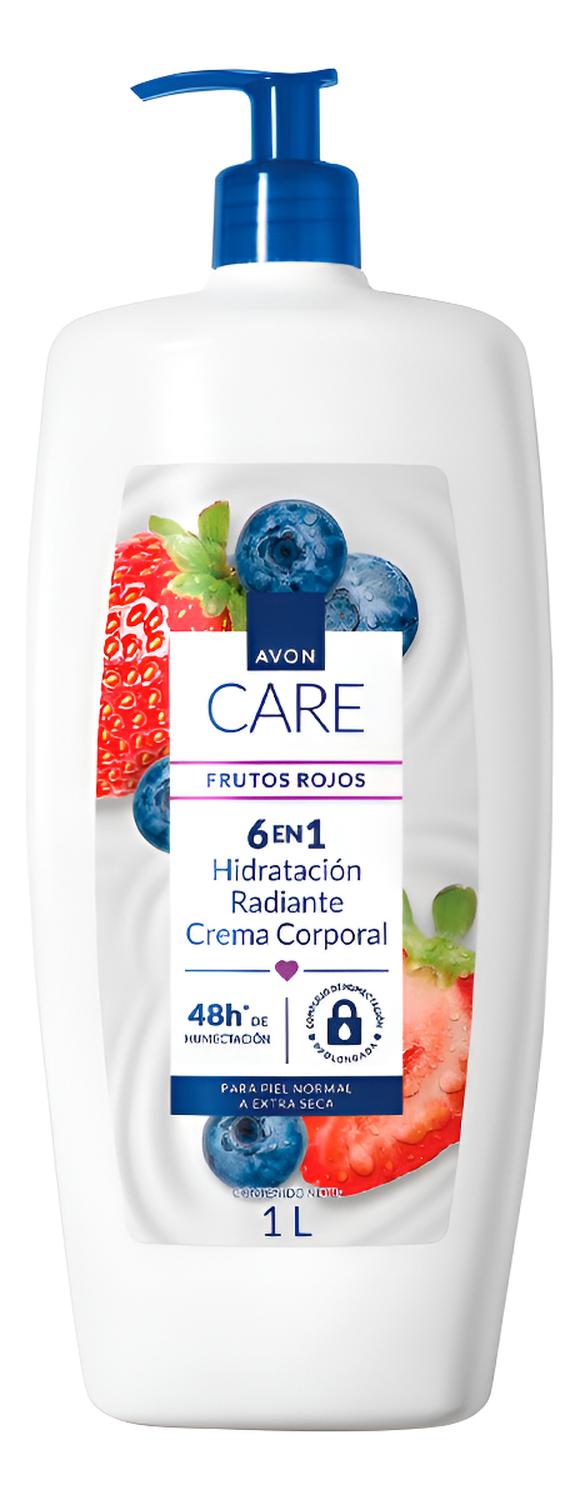 AVON CARE CREMA CORPORAL HIDRATANTE FRUTOS ROJOS 1 LITRO - 1