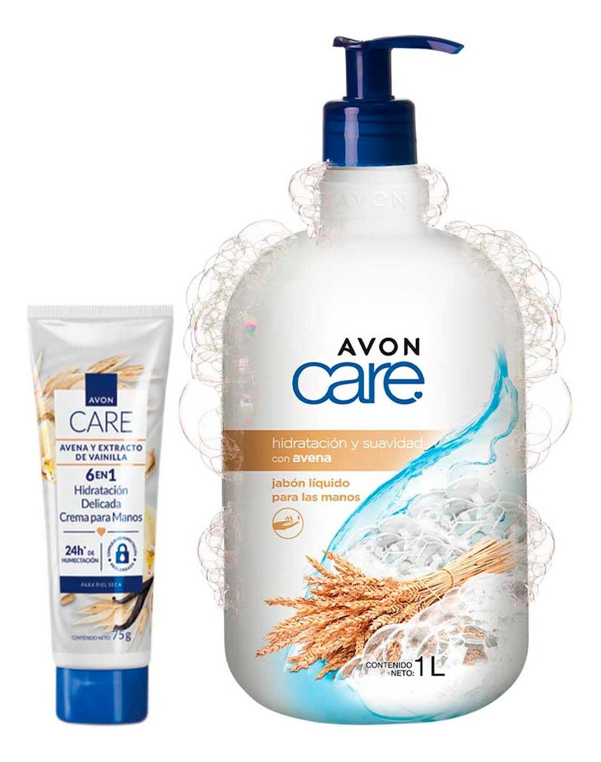 KIT X2 AVON CARE AVENA JABON LIQUIDO Y CREMA MANOS - 1