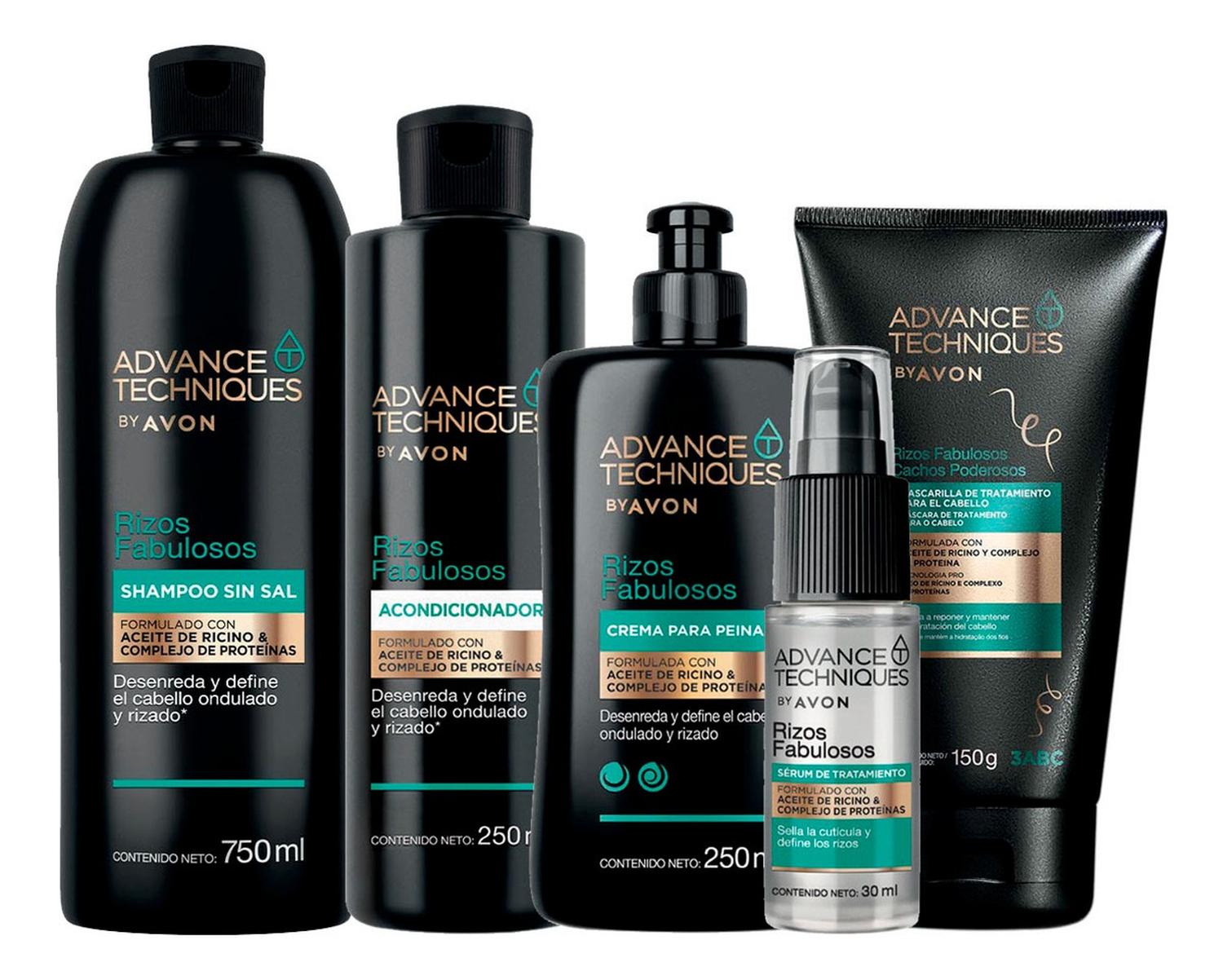 ADVANCE TECHNIQUES RIZOS FABULOSOS RUTINA CAPILAR X5 UND - 1