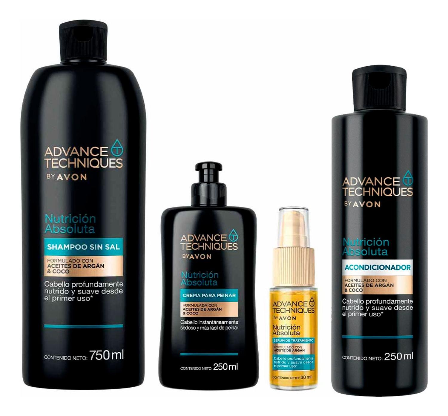 ADVANCE TECHNIQUES NUTRICIÓN ABSOLUTA KIT CAPILAR X4 AVON - 1