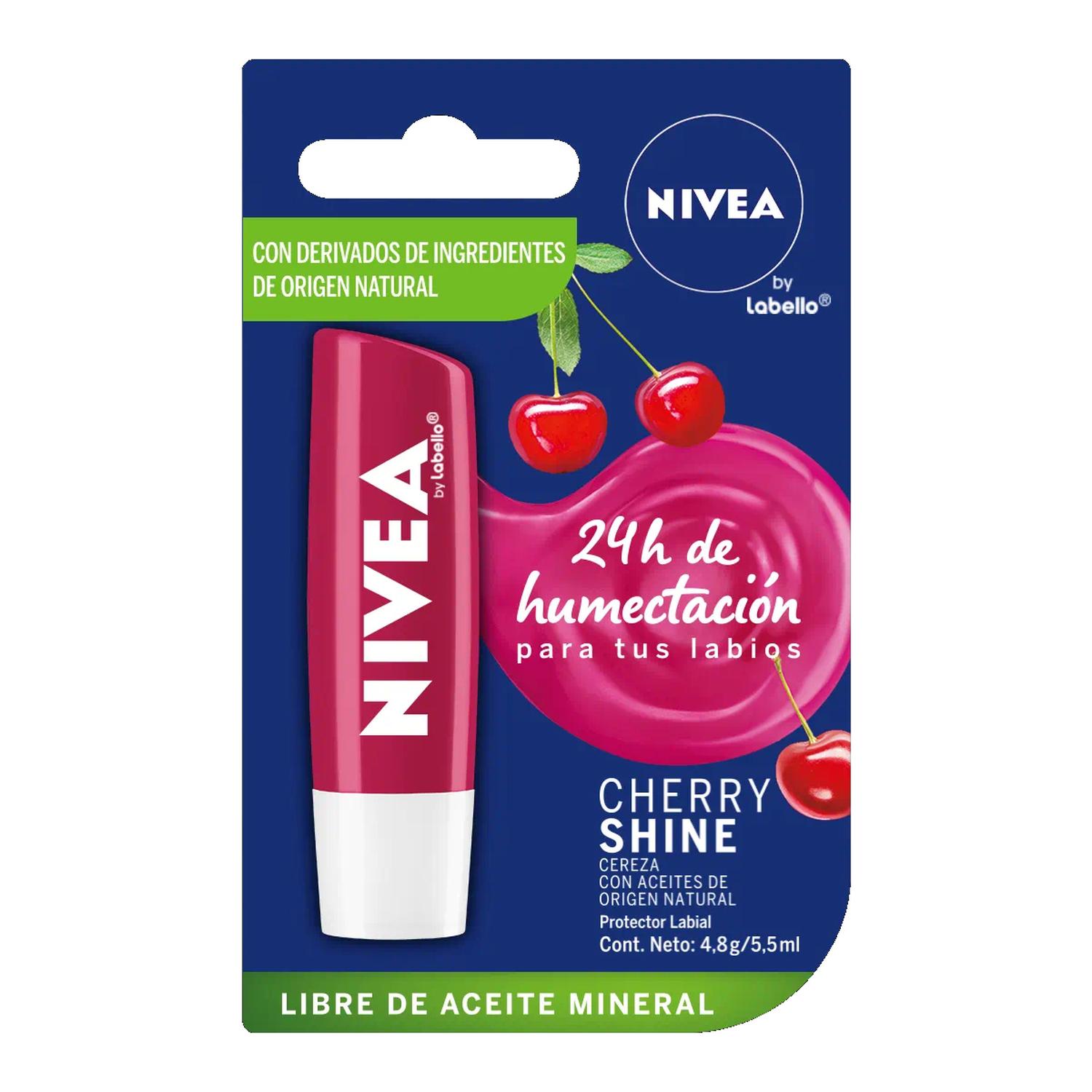 PROTECTOR LABIAL HUMECTANTE NIVEA CHERRY - 1