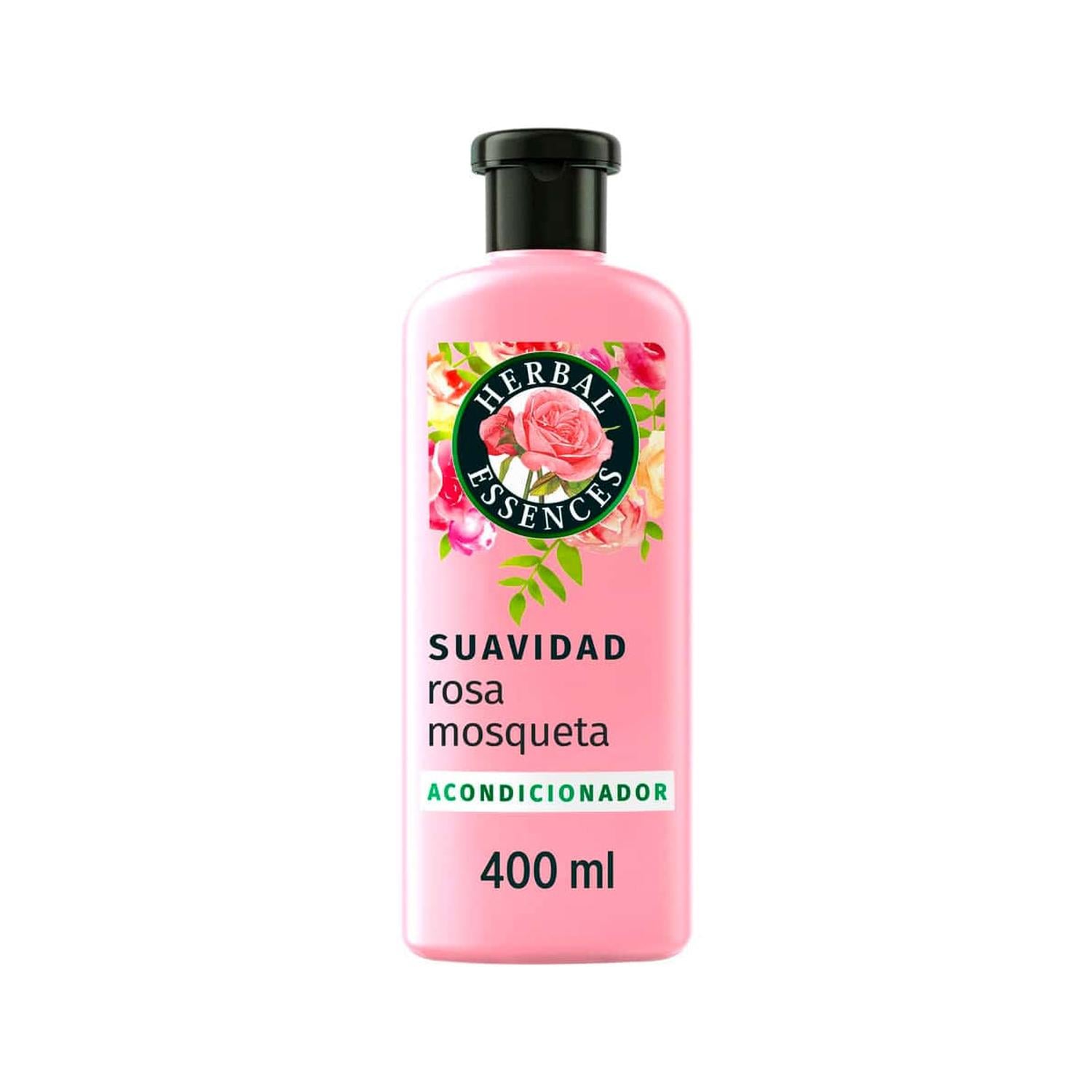 ACONDICIONADOR HERBAL ESSENCES SUAVIDAD ROSA MOSQUETA 400ML - 1