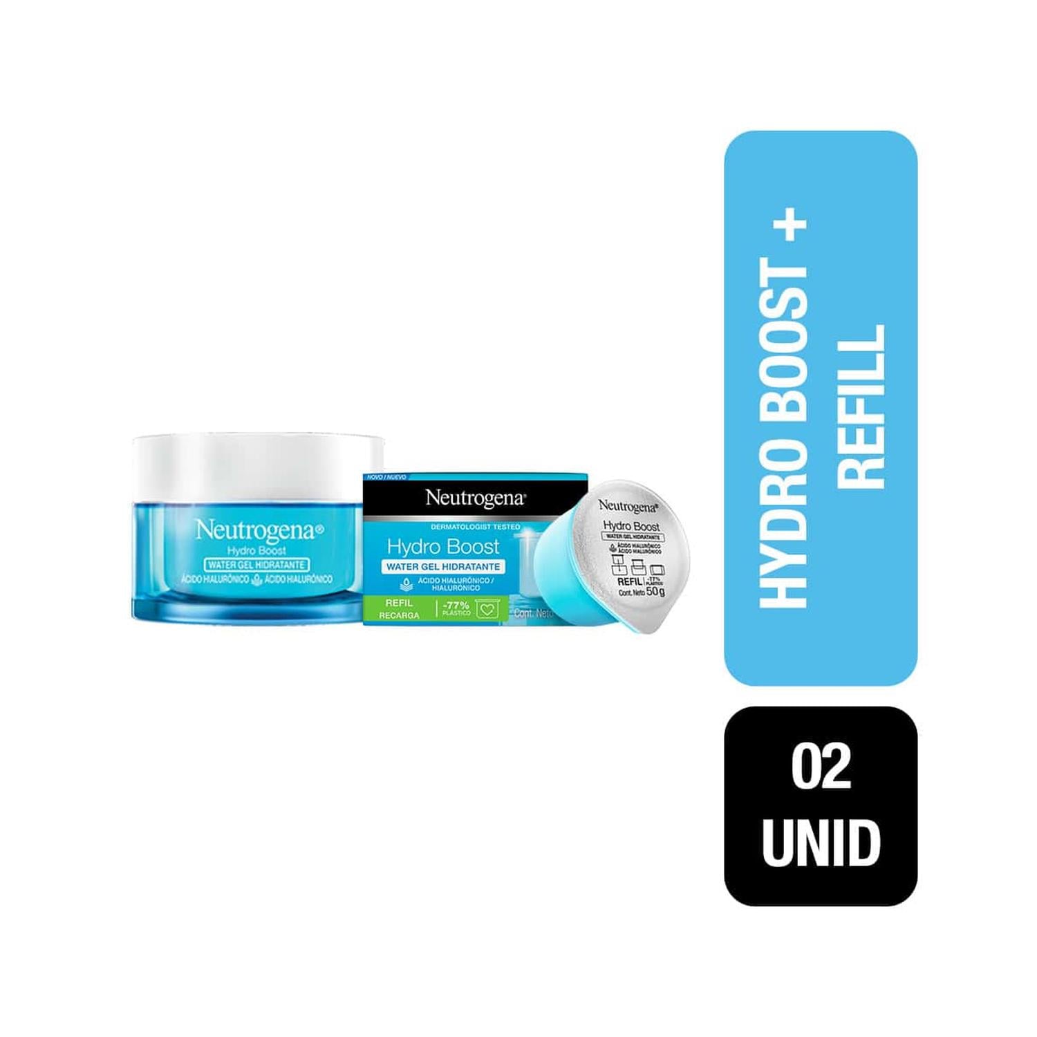 KIT X2 NEUTROGENA HYDRO BOOST HIDRATANTE FACIAL + REPUESTO - 1
