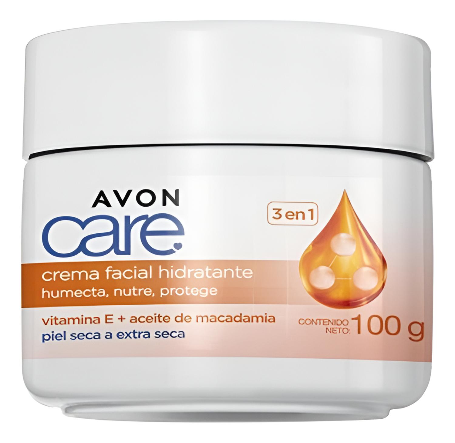 CREMA FACIAL HIDRATANTE 3 EN 1 ACEITE DE MACADAMIA AVON CARE - 1