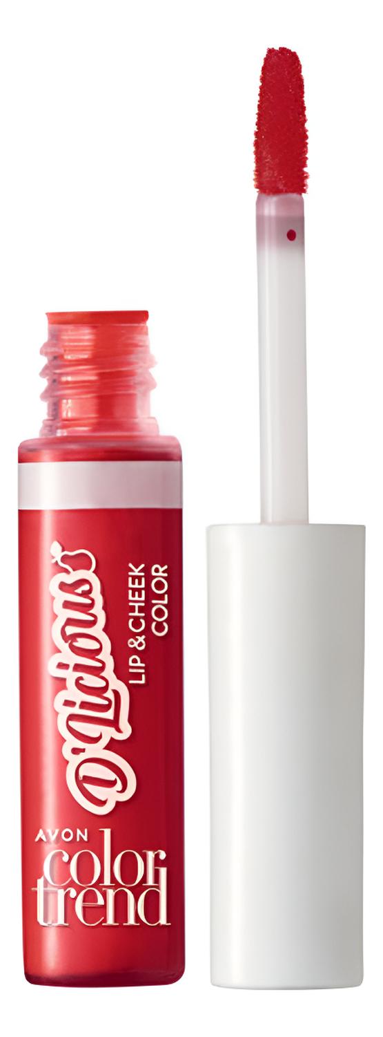 LABIAL LÍQUIDO CREAMY DLICIOUS MATE 2 EN 1 ROJO FUEGO COLOR TREND - 1
