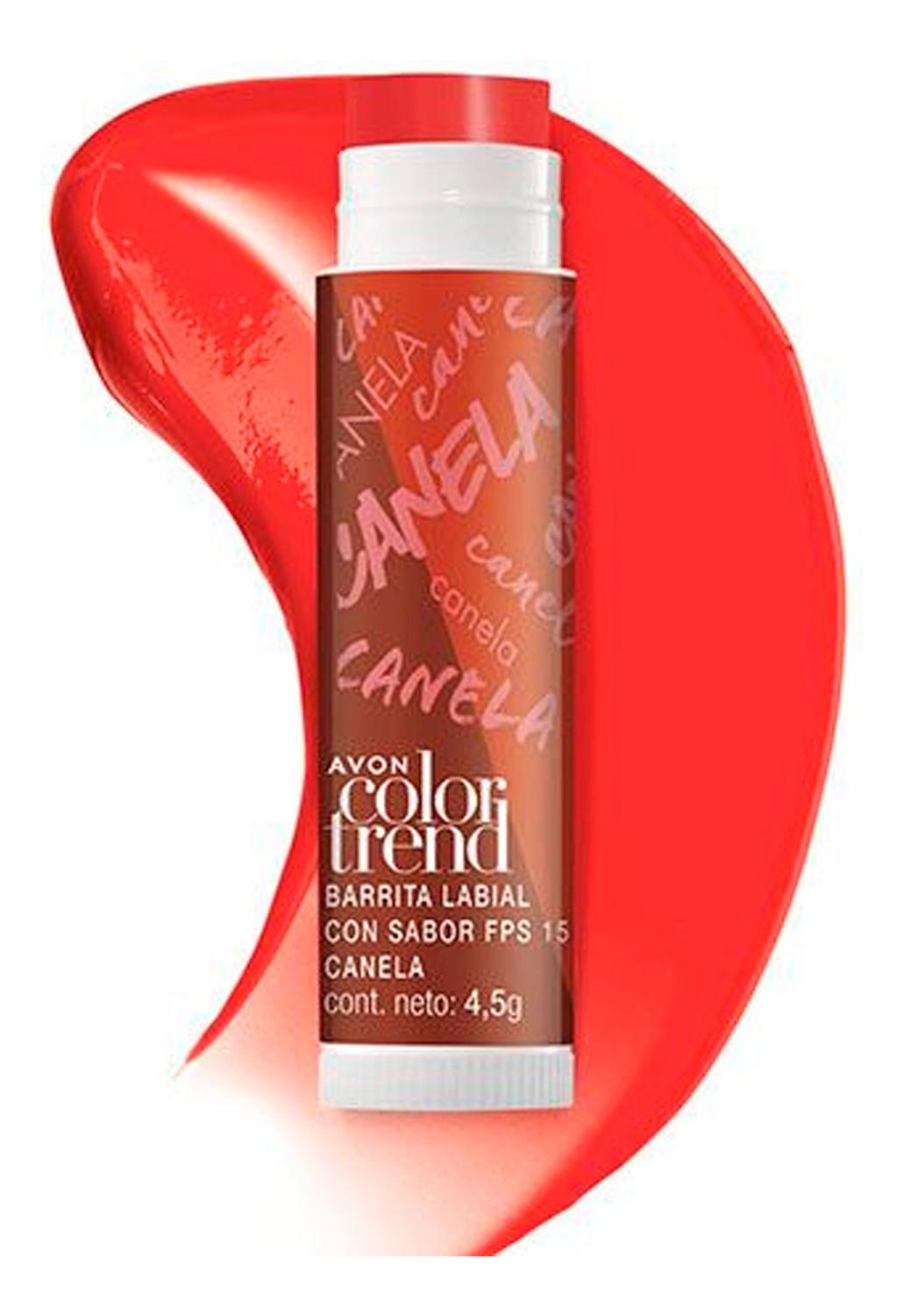 BARRITA LABIAL CON SABOR FRESA COLOR TREND 4.5G AVON - 3