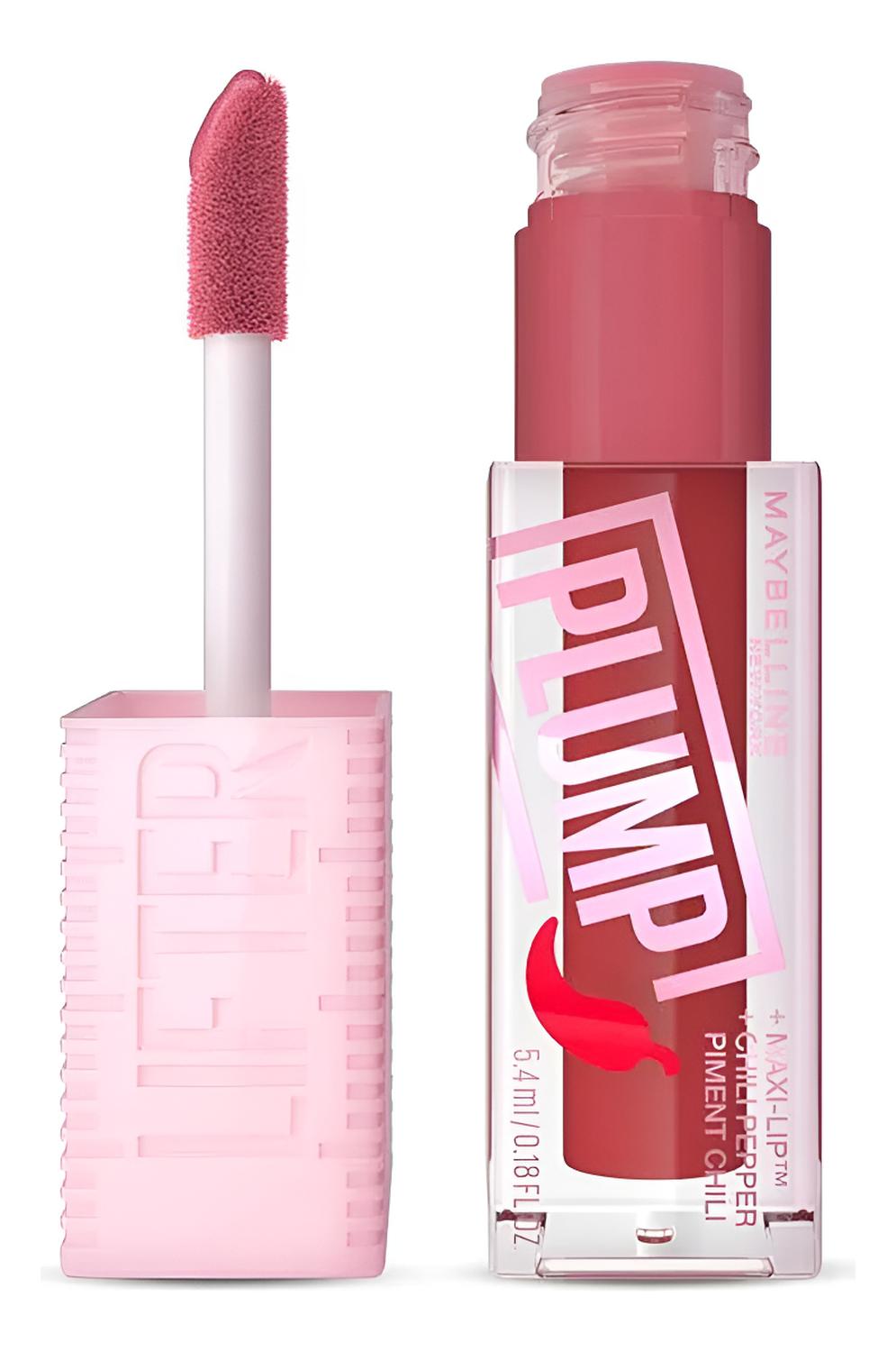 LABIAL LIFTER GLOSS PLUMP HOT CHILI 006 MAYBELLINE - 1